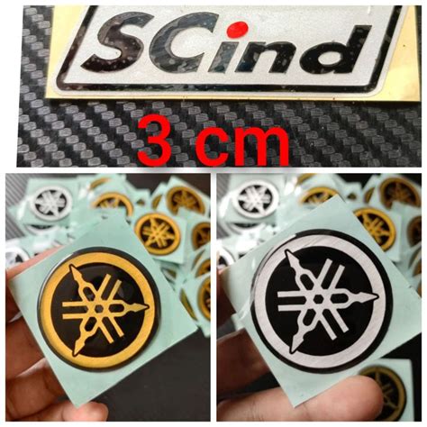 STIKER TIMBUL 3CM EMBLEM LOGO YAMAHA MIO Lazada Indonesia