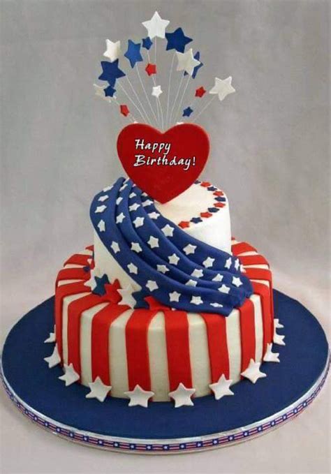 Pin By Patricia Estilette On America Fourth Of July Cakes 4th Of