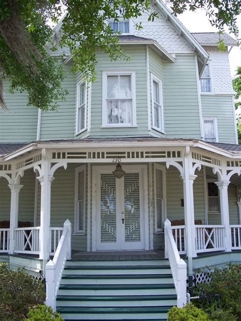 Choosing exterior paint colors can be intimidating. Soft green | House paint exterior, House exterior, House ...