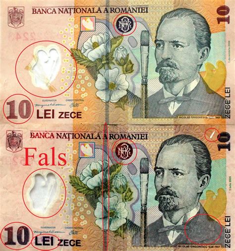 Bani Falși în „orașul Comoară Atenție La Bancnotele De 10 și 100 De
