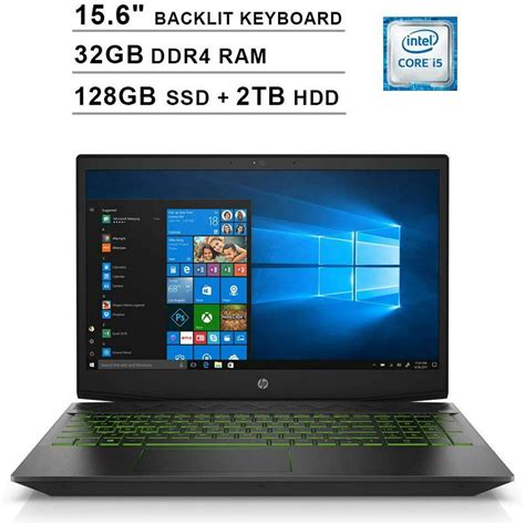 Hp Pavilion 156 Inch Fhd 1080p Gaming Laptop Intel 4 Core I5 8300h