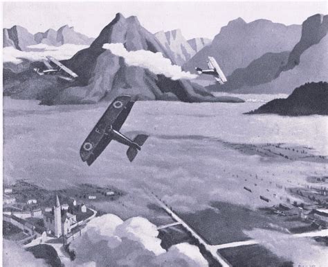 british scouts leaving their aerodrome on patrol over asiago plateau italy from british