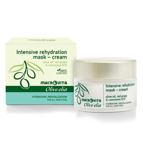 Olive Elia Intensive Rehydration Mask Cream MACROVITA SHOP