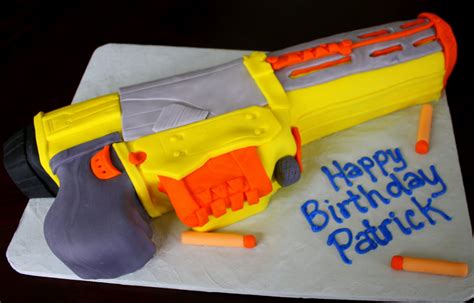 Claudine Nerf Gun Cake