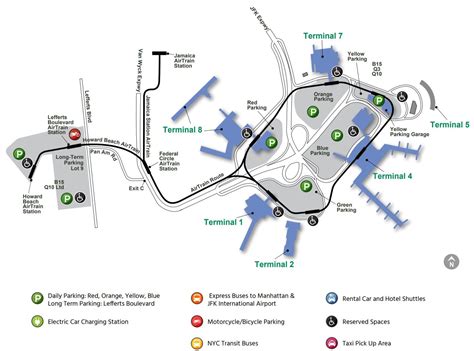 Jfk Airport Map Terminal 4