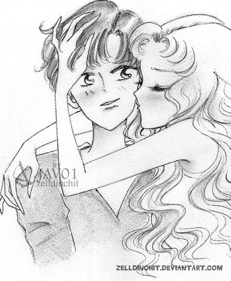 Usagi And Mamoru Sailor Moon A Kiss By Zelldinchit Deviantart Com