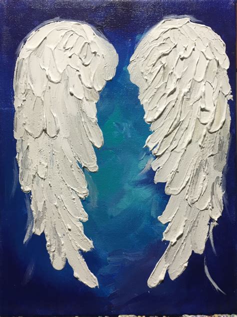 Items Similar To Angel Wings Painting Have Your Very Own