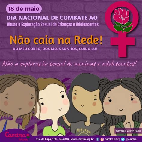 18 De Maio Dia Nacional De Combate Ao Abuso E à Exploração Sexual De Crianças E Adolescentes