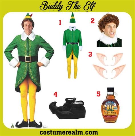 38 Buddy The Elf Costume Sewing Pattern Zeenatunerikas