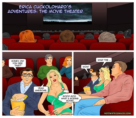 Hotwife Comics The Movie Theater Porn Comics