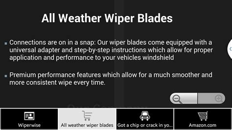 Windshield Wiper Size Chart