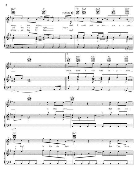 Is This Love By Whitesnake Whitesnake Digital Sheet Music For Piano