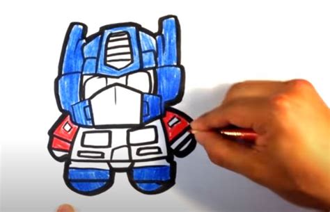 How To Draw Optimus Prime From Transformers Optimus Prime Art Easy Pictures To Draw