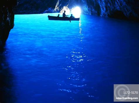 Blue Grotto Italy Stock Photo