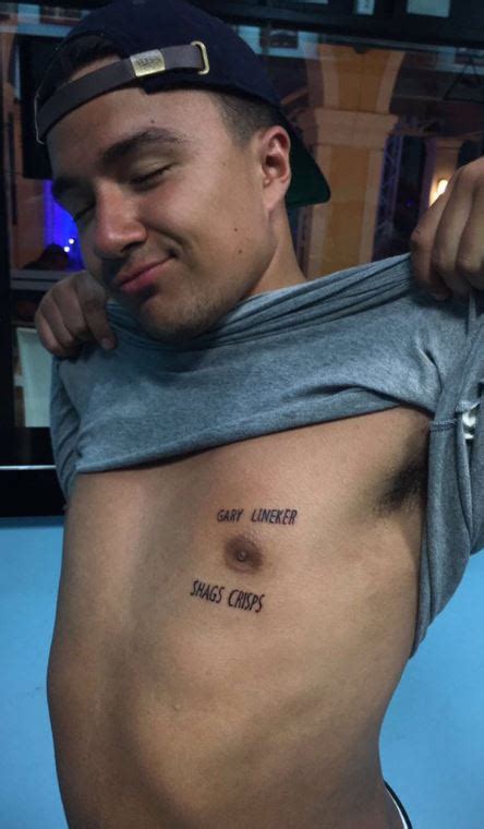 Guy Goes To Kavos Gets Gary Lineker Sh S Crisps Tattooed On His Chest Metro News