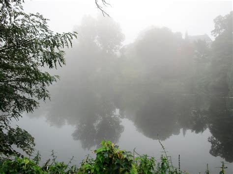 Lake In Autumn Fog 2 Free Photo Download Freeimages