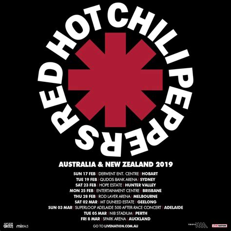 Red Hot Chili Peppers Concert Billetterie AUTOMASITES