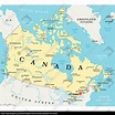 kanada political map - Stockfoto #14174181 | Bildagentur PantherMedia