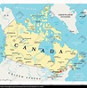 mapa político de canadá - Stockphoto - #14174181 | Agencia de stock ...