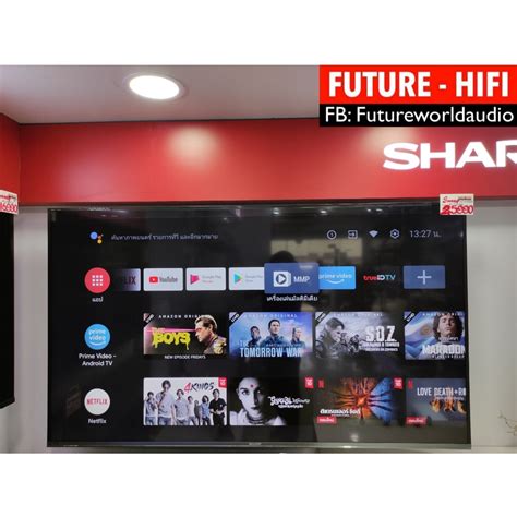 ทีวี Sharp รุ่น Aquos 4k 4t C70ck3x ทีวี 4k Hdr ขนาด 70 นิ้วandroid Tv Shopee Thailand
