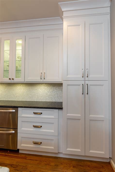 Kitchen Pantry Cabinets Free Standing White Image To U