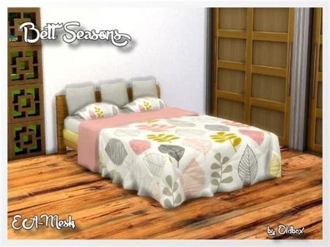 Bed Seasons Recolor Ea Mesh By Oldbox1310 The Sims 4 Download Images