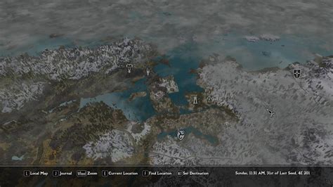 Map Of Skyrim With Roads Fodfever