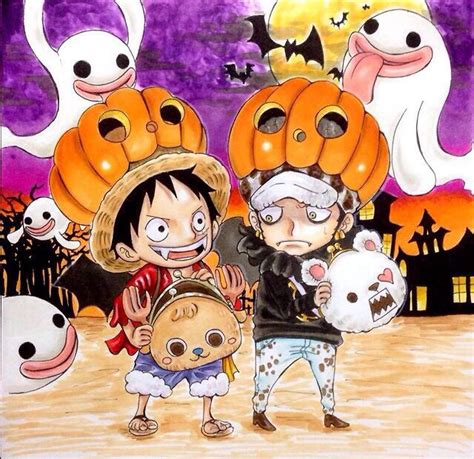 Happy Halloween Luffy And Law Anime Halloween Halloween Icons Fete