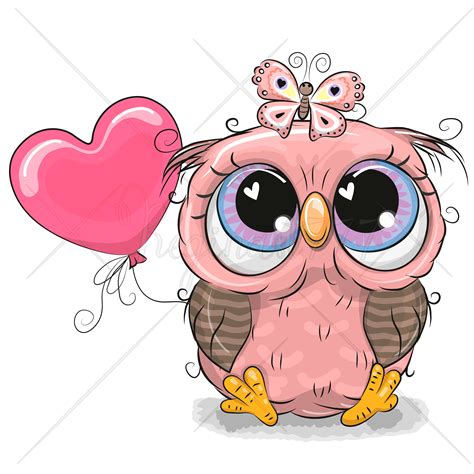 Instant Download Cute Owl Clip Art Digital Clip Art Owl Etsy