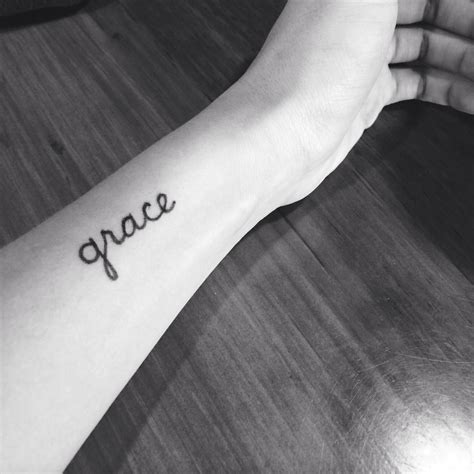 Grace Tattoo Tattoo Quotes Grace Tattoos Quote Tattoos Placement