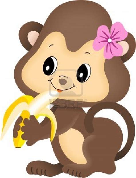 Baby Girl Monkey Clipart At Getdrawings Free Download