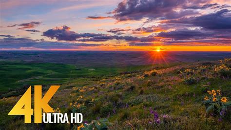 4k Sunset At Steptoe Bute State Park Uhd Relax Video 1