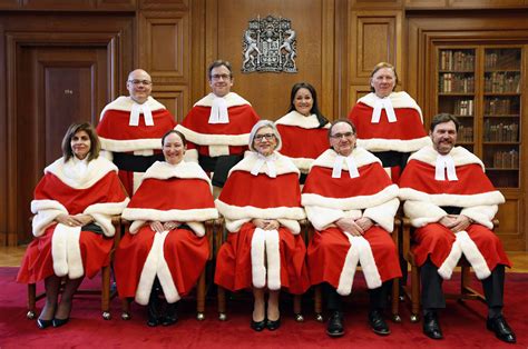 Front row, left to right: 5 reasons Supreme Court Chief Justice Beverley McLachlin is a badass