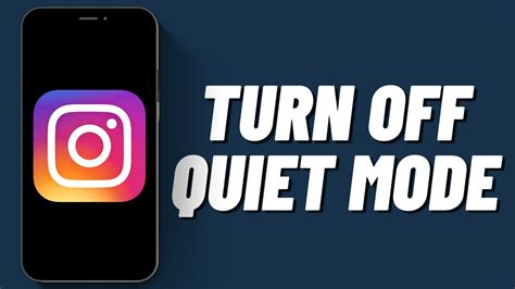 How To Turn Off Quiet Mode On Instagram 2023 Youtube