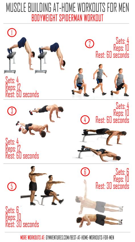 These are the best workout apps for men. At Home Workouts for Men - 10 Muscle Building Workouts ...