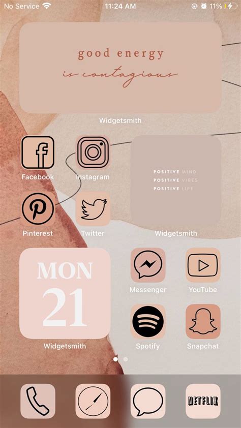 Ios 14 Aesthetic Ideas Layout Ideas Iphone Wallpaper App Phone