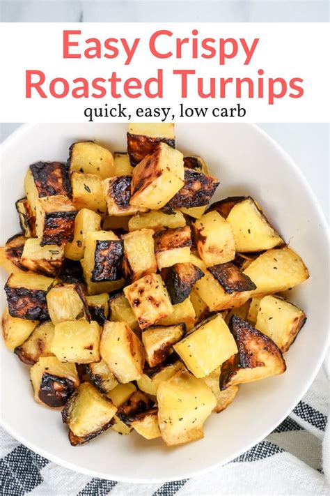 These Delicious Roasted Turnips Are An Easy And Healthy Side Dish That