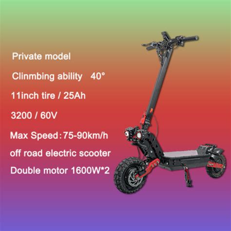 Dropship New 3200w 60v Dual Motor E Scooter Foldable Stronge Tire Adult