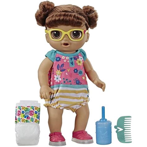 Buy Baby Alive Step ‘n Giggle Baby Brown Hair Doll With Light Up Shoes
