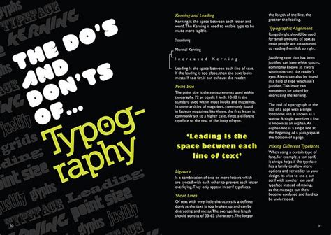 Typography Magazine Layout By G Martin Graphics Via Flickr