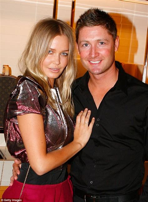 Lara Bingle Caught Casting Her Eye Over Picture Of Former Fiance