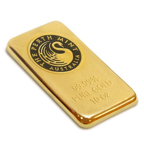Buy 10 Oz Gold Bar Perth Mint Us Money Reserve