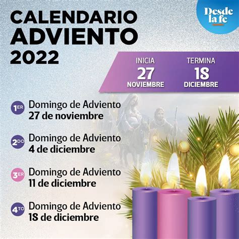 Adviento 2022 ¿cuándo Es Este Es El Calendario