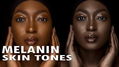 Melanin Skin Tone Color Grading In Photoshop Youtube
