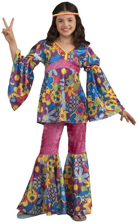 Hippie Flower Power Costume Child