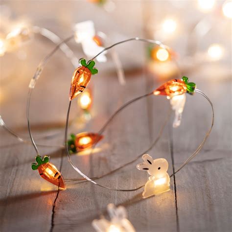 20 Easter Micro Battery Fairy Lights Uk