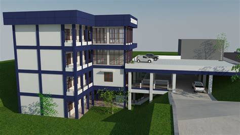 Desain Gedung Sekolah 2 Lantai Sketchup Imagesee