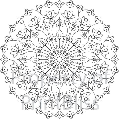 Download 143 Flower Mandala Coloring Pages Printable Png Pdf File