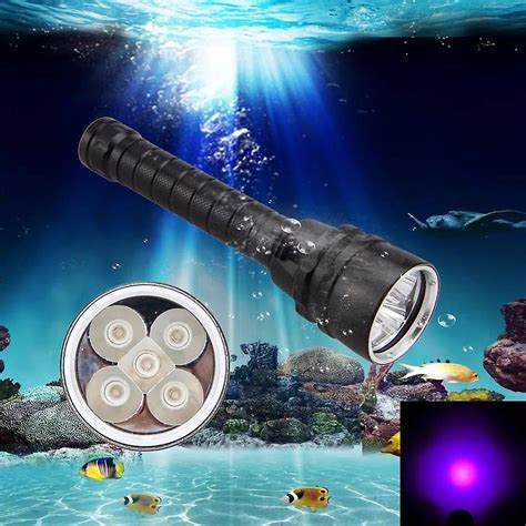 Diving Torch 5000 Lumens Scuba Dive Torches Rechargeable Ultra Bright 100m Underwater Diving