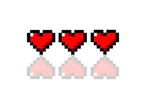 Video Game Hearts Heart Tattoo Pixel Heart Tattoo Zelda Tattoo